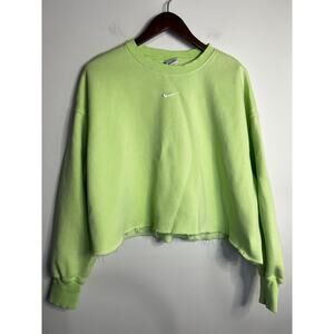Nike Phoenix Fleece Crewneck Sweatshirt Self cropped. size  X large